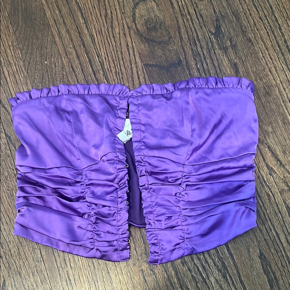 Purple Women's Crop Top